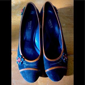 Vera Gomma Vouge Italian sued shoes